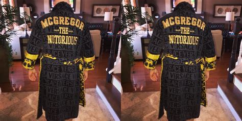 versace personalized robe.